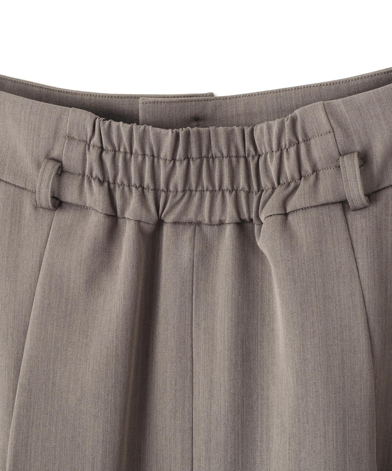 ベルト付タックフレアスカート