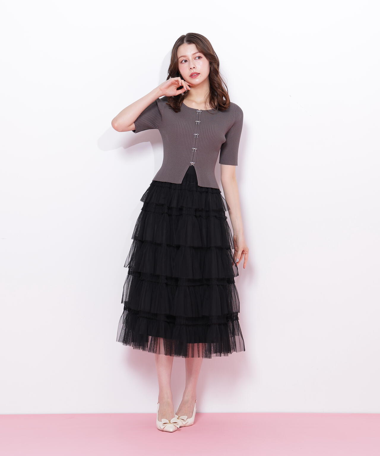 フリルテープティアードスカート | JILL by JILL STUART（ジル バイ