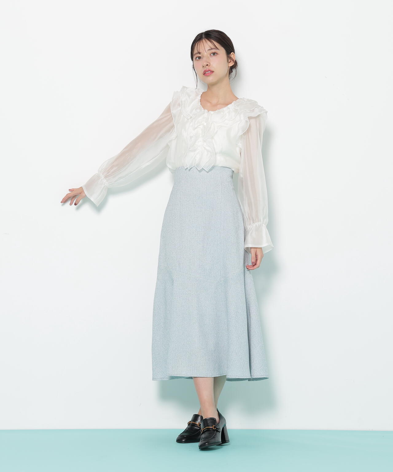 ライトツイードフレアスカート | JILL by JILL STUART（ジル