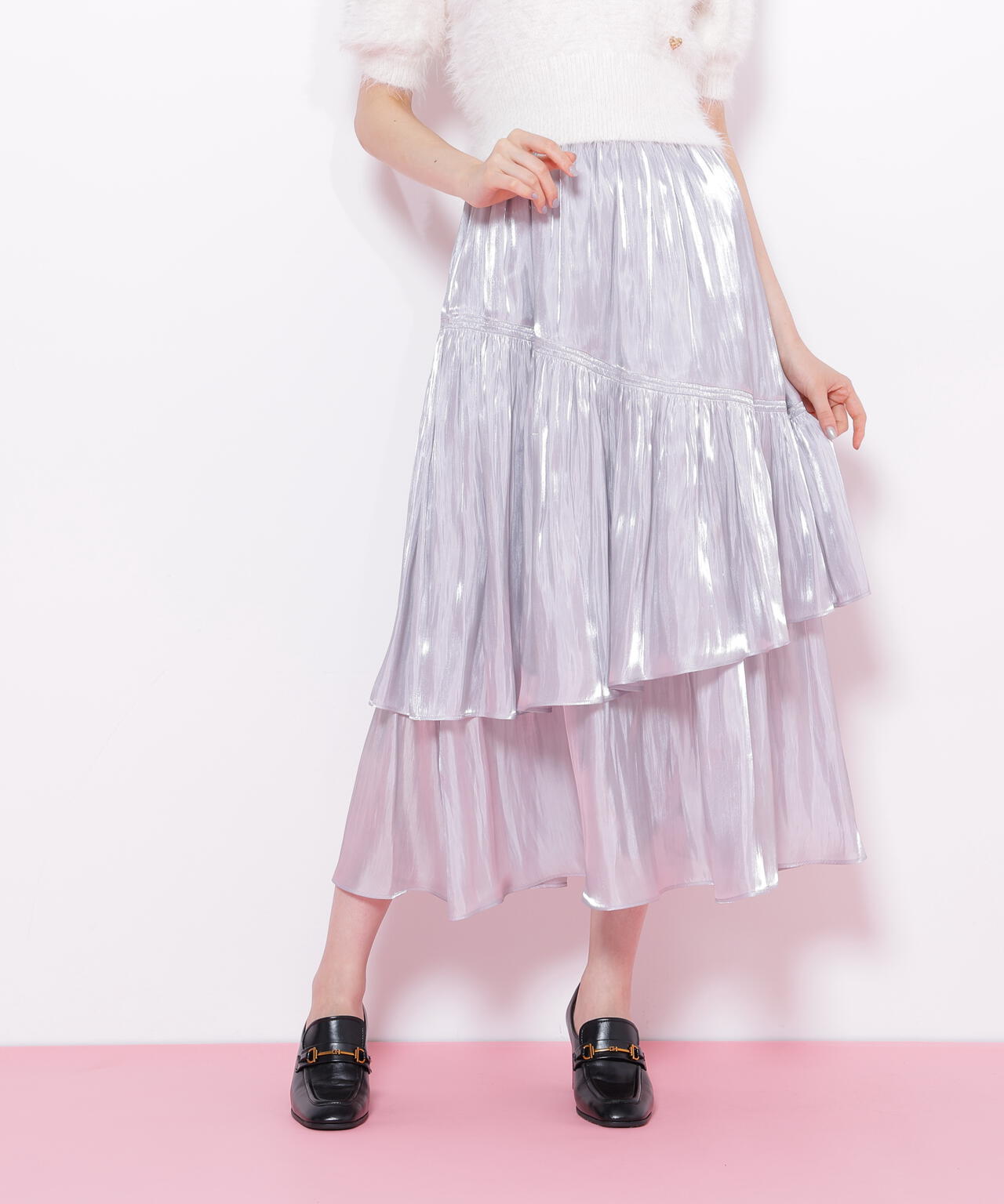 割繊ティアードスカート | JILL by JILL STUART（ジル バイ ジル