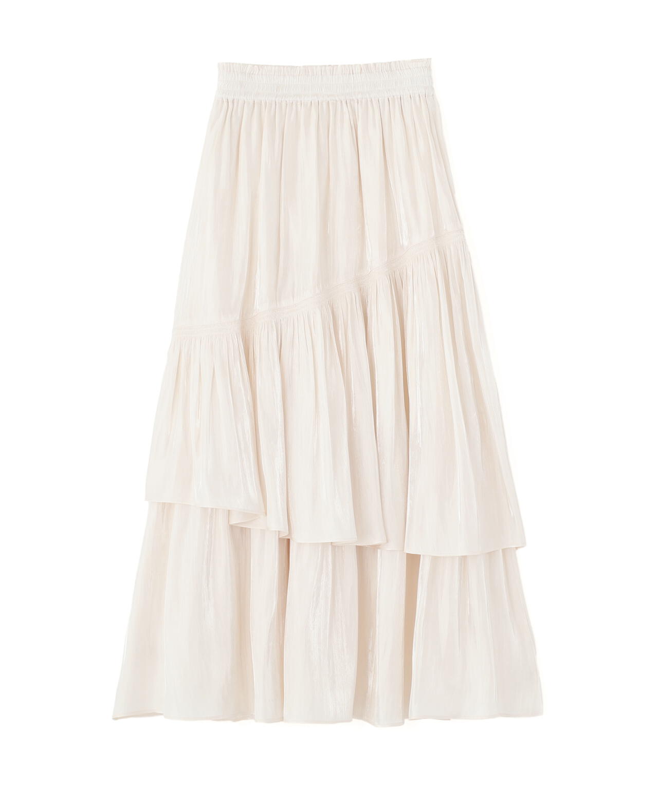 割繊ティアードスカート