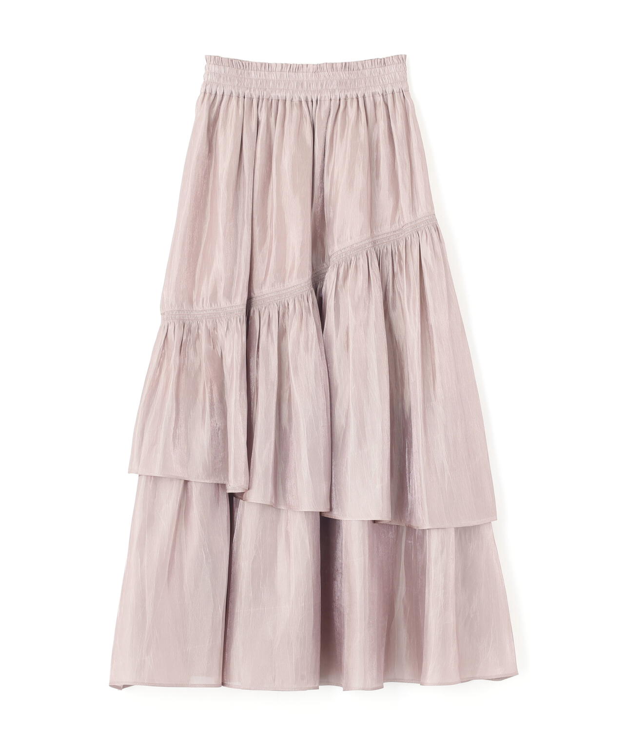 割繊ティアードスカート