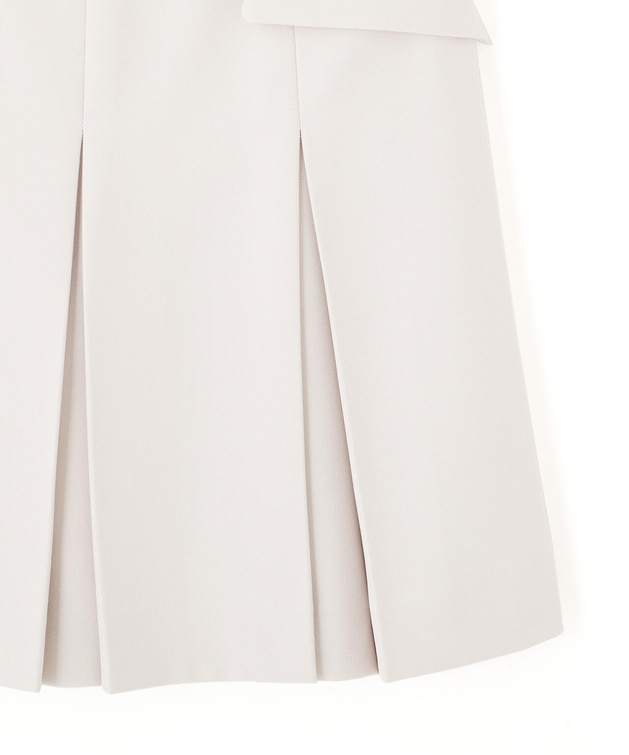 セットアップ対応＞ベルト付ベーシックツイルミニスカート | JILL by