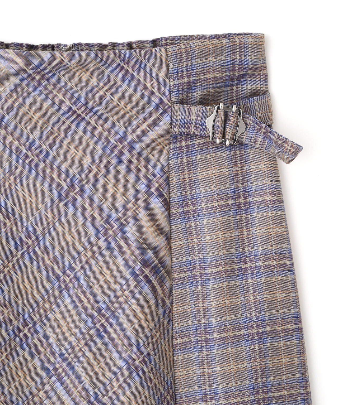 チェックマーメイドスカート