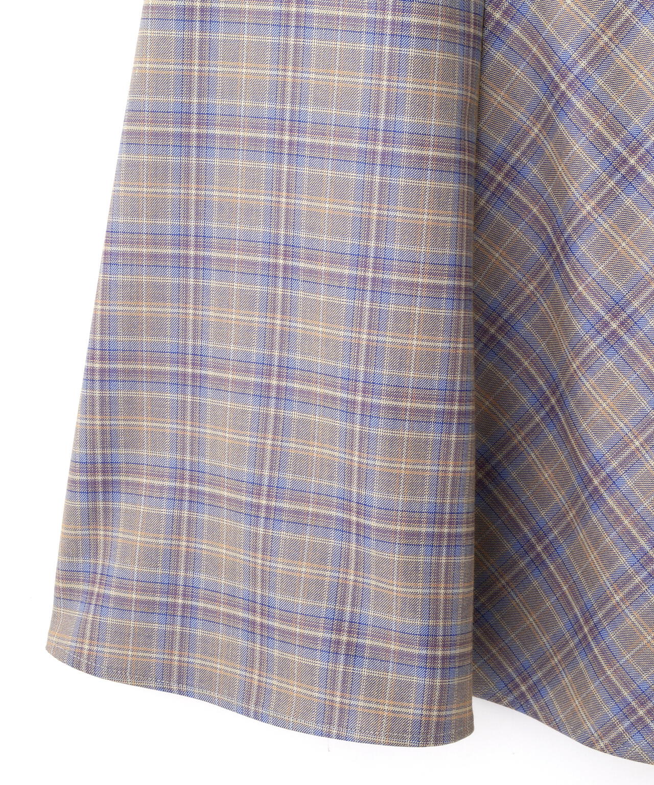 チェックマーメイドスカート