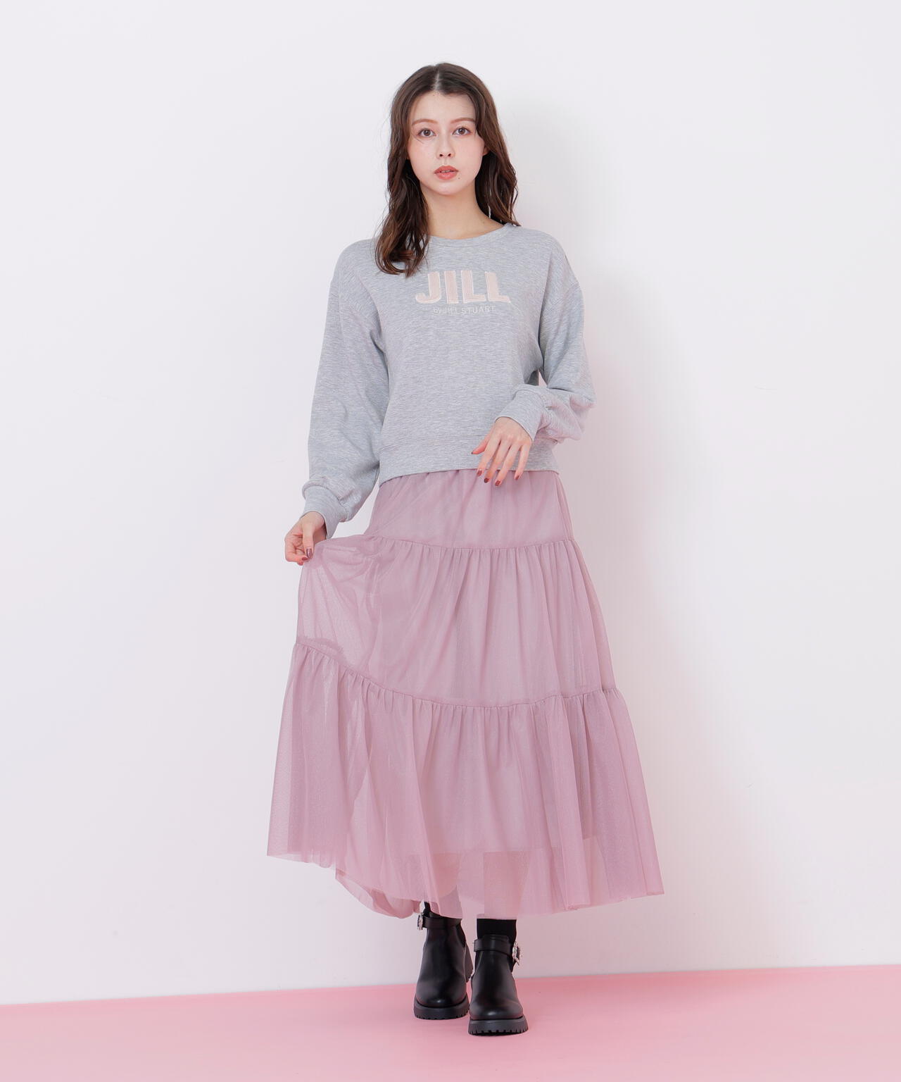 ラメチュールティアードスカート | JILL by JILL STUART（ジル