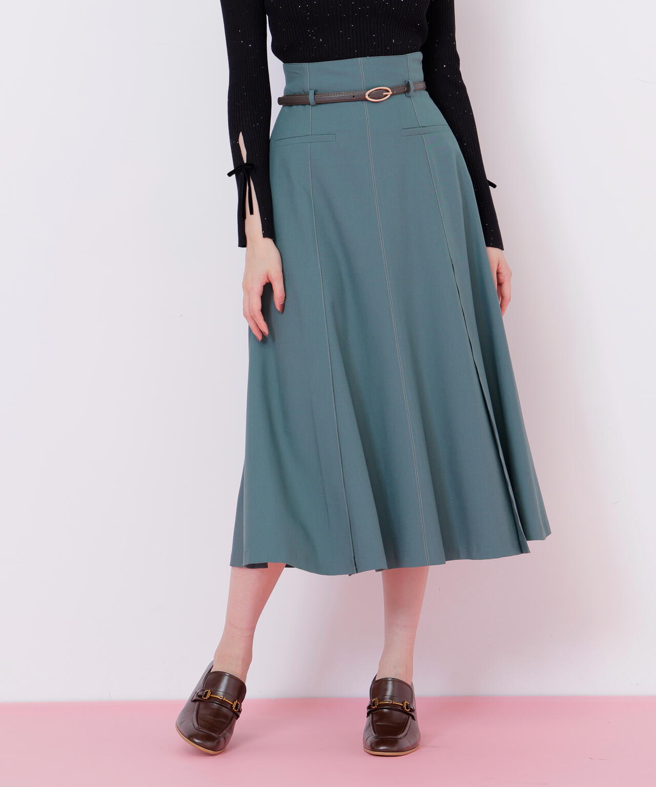 細ベルト付きセミフレアスカート | JILL by JILL STUART（ジル バイ