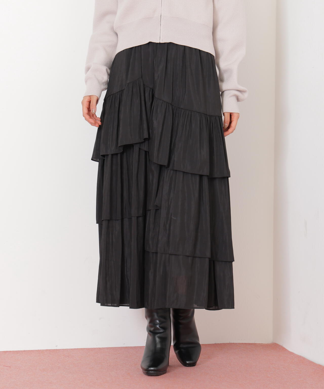 アシメティアードスカート | JILL by JILL STUART（ジル バイ ジル