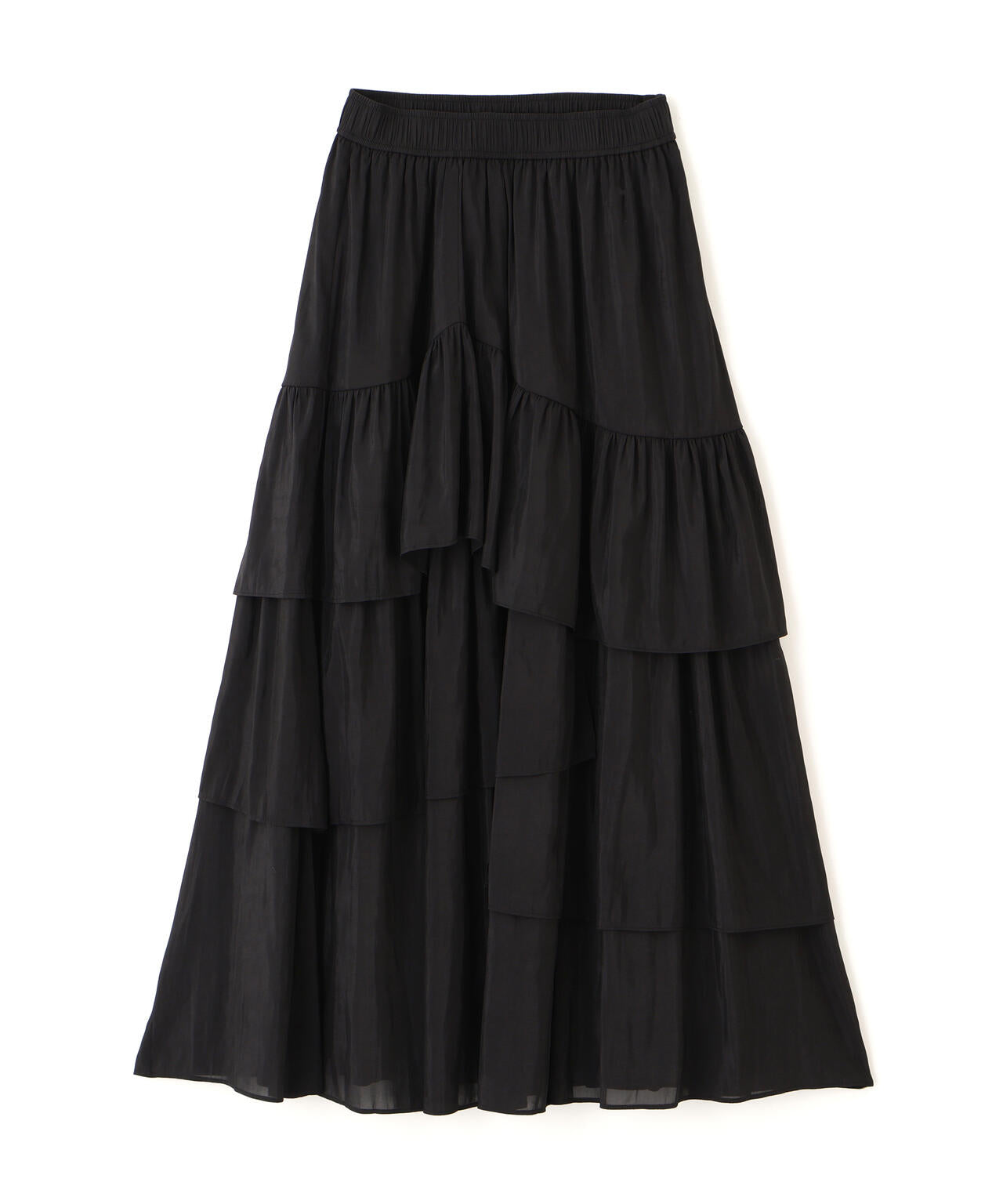 JEANASIS アシメチュールティアードスカート ブラック (09) FREE JEANASIS アシメチュールティアードスカート ブラック (09) FREE