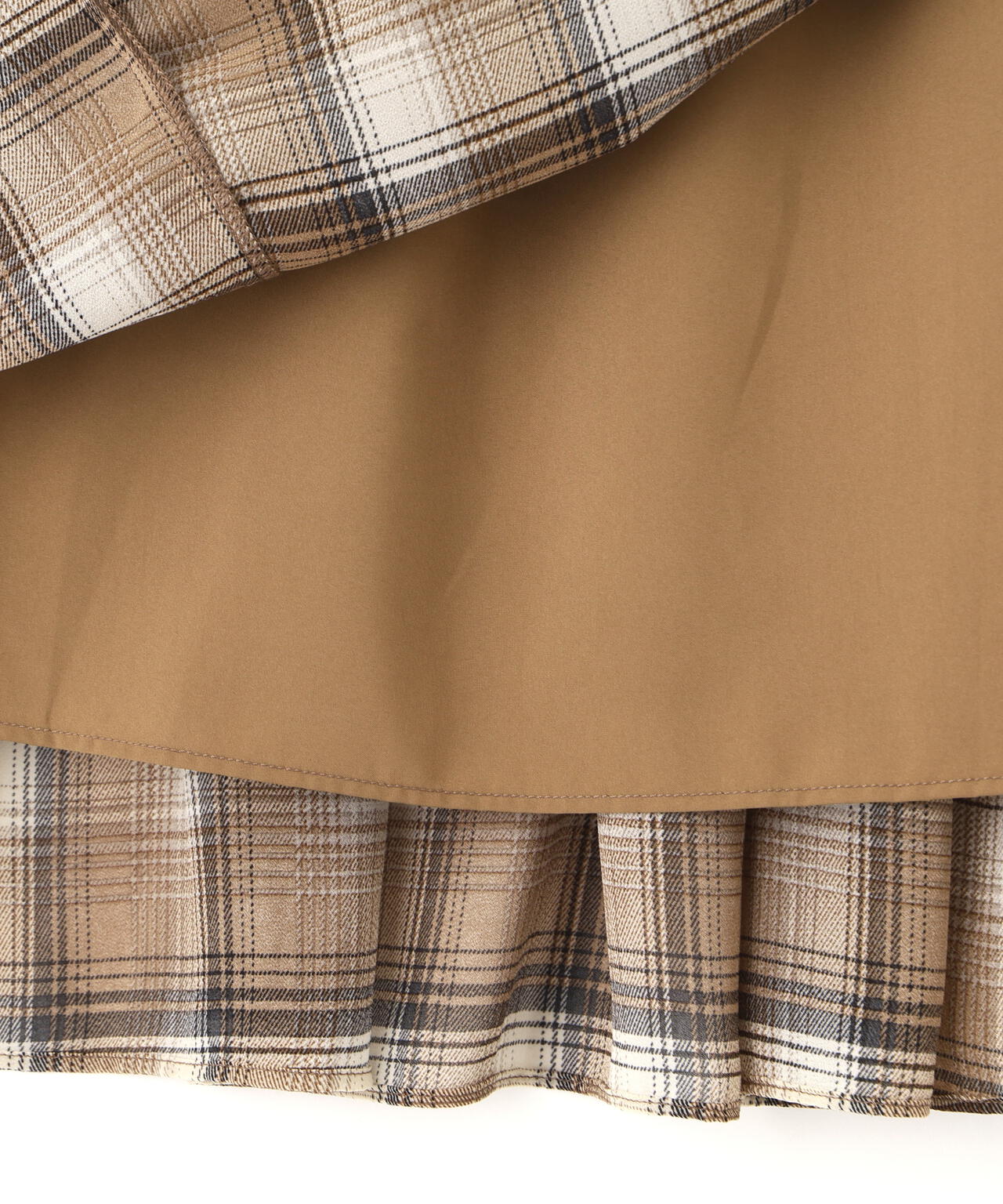 アシメティアードスカート