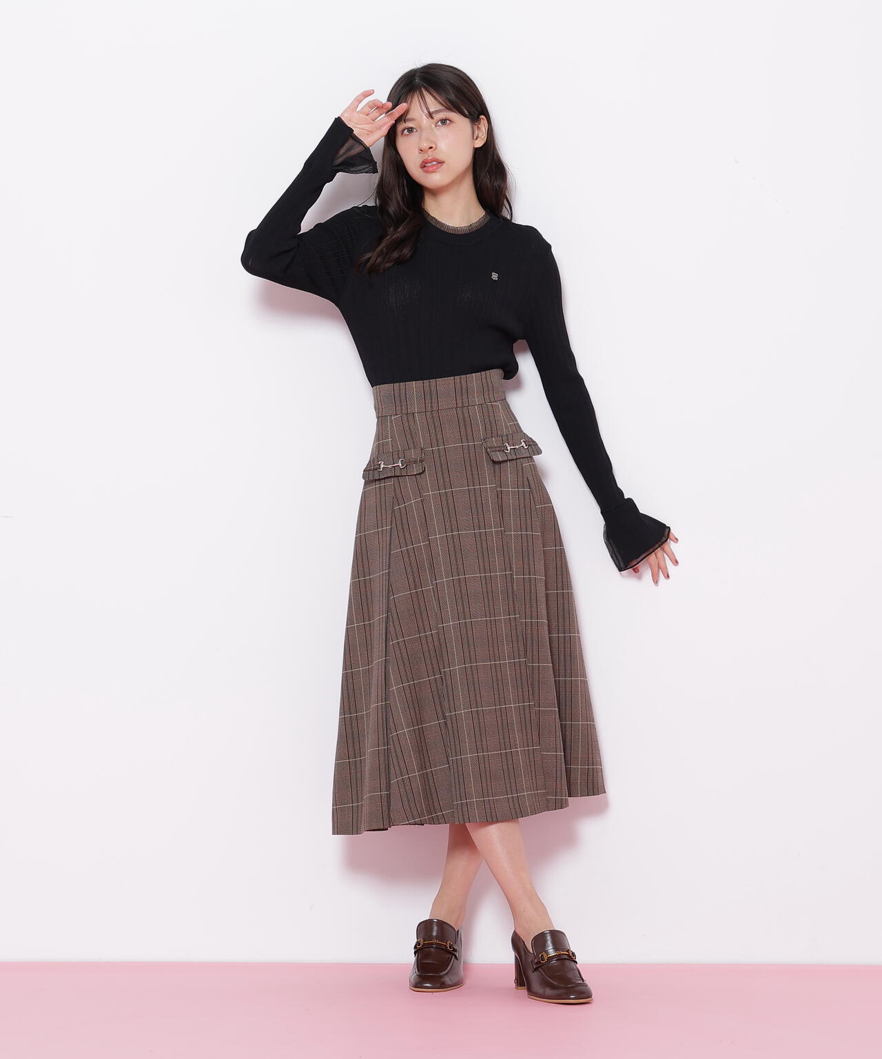 ウーリッシュフラノタックフレアスカート | JILL by JILL STUART（ジル