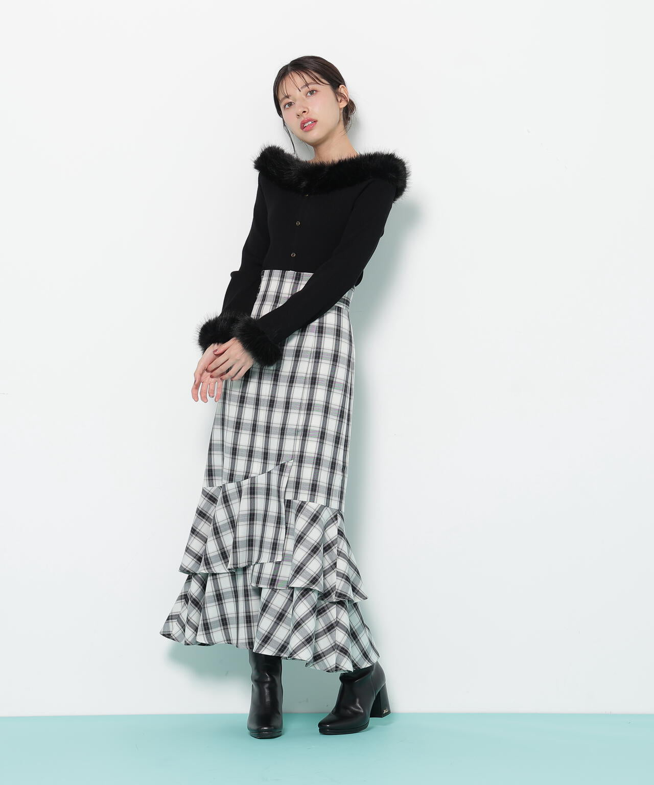 ナローマーメイドスカート