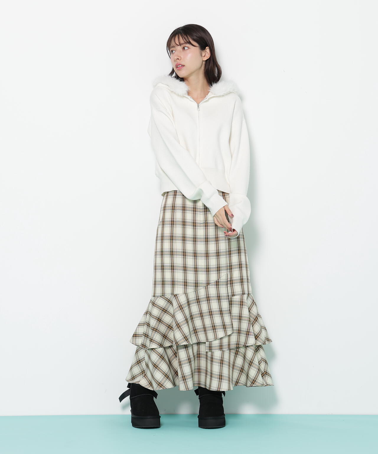 ナローマーメイドスカート