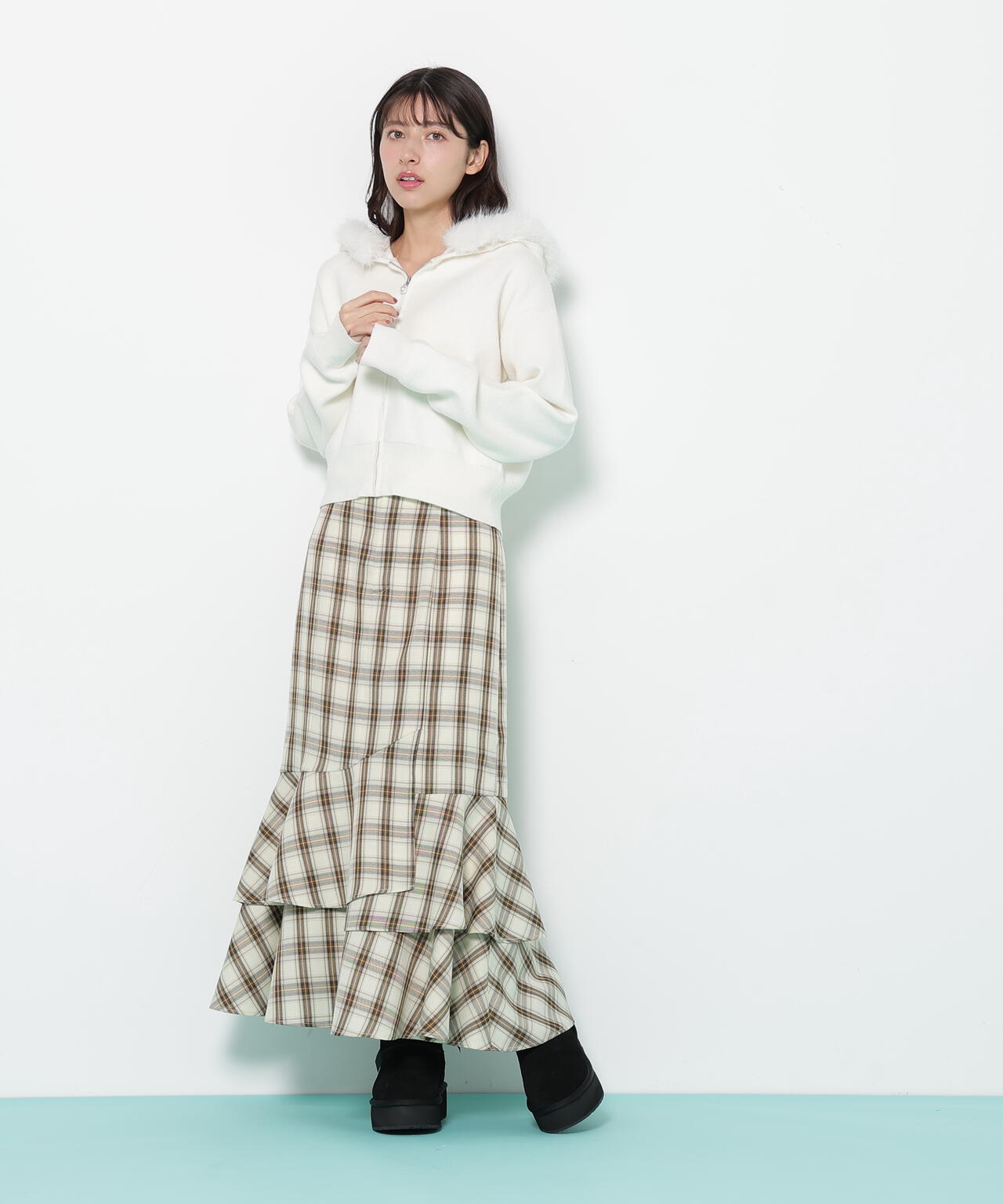 ナローマーメイドスカート