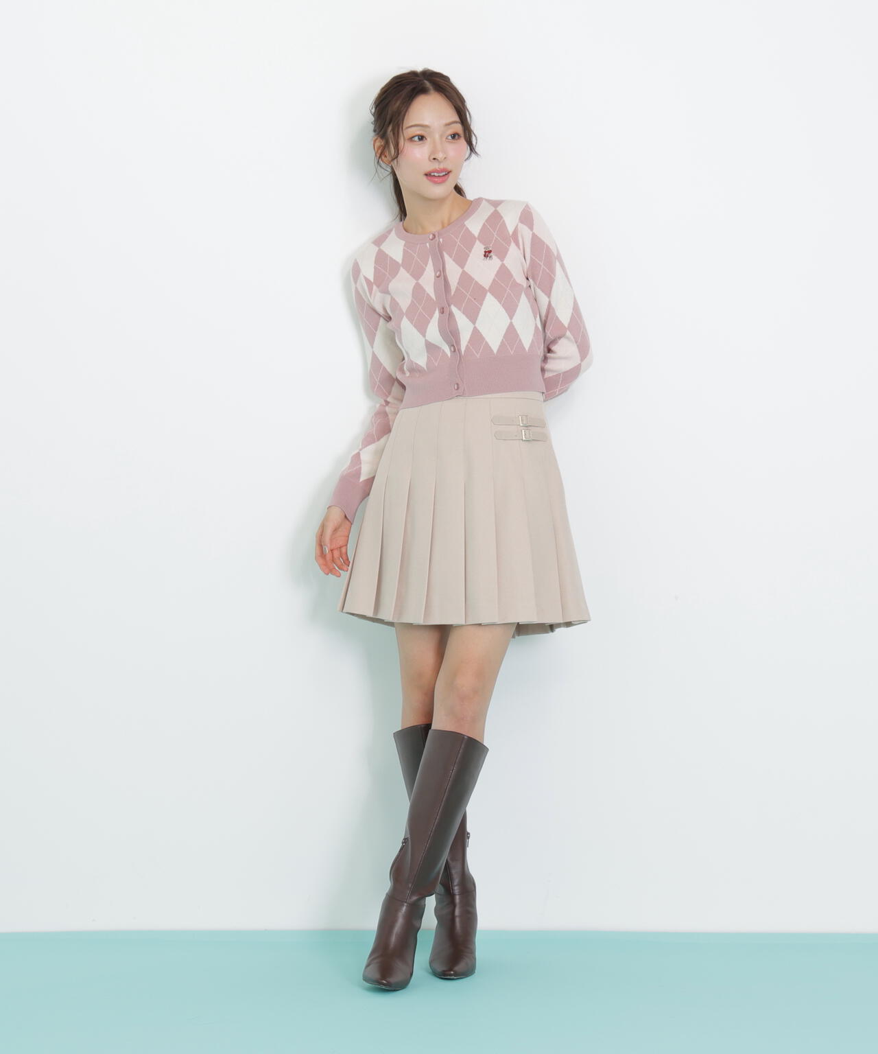 サイドベルトプリーツミニスカート | JILL by JILL STUART（ジル バイ