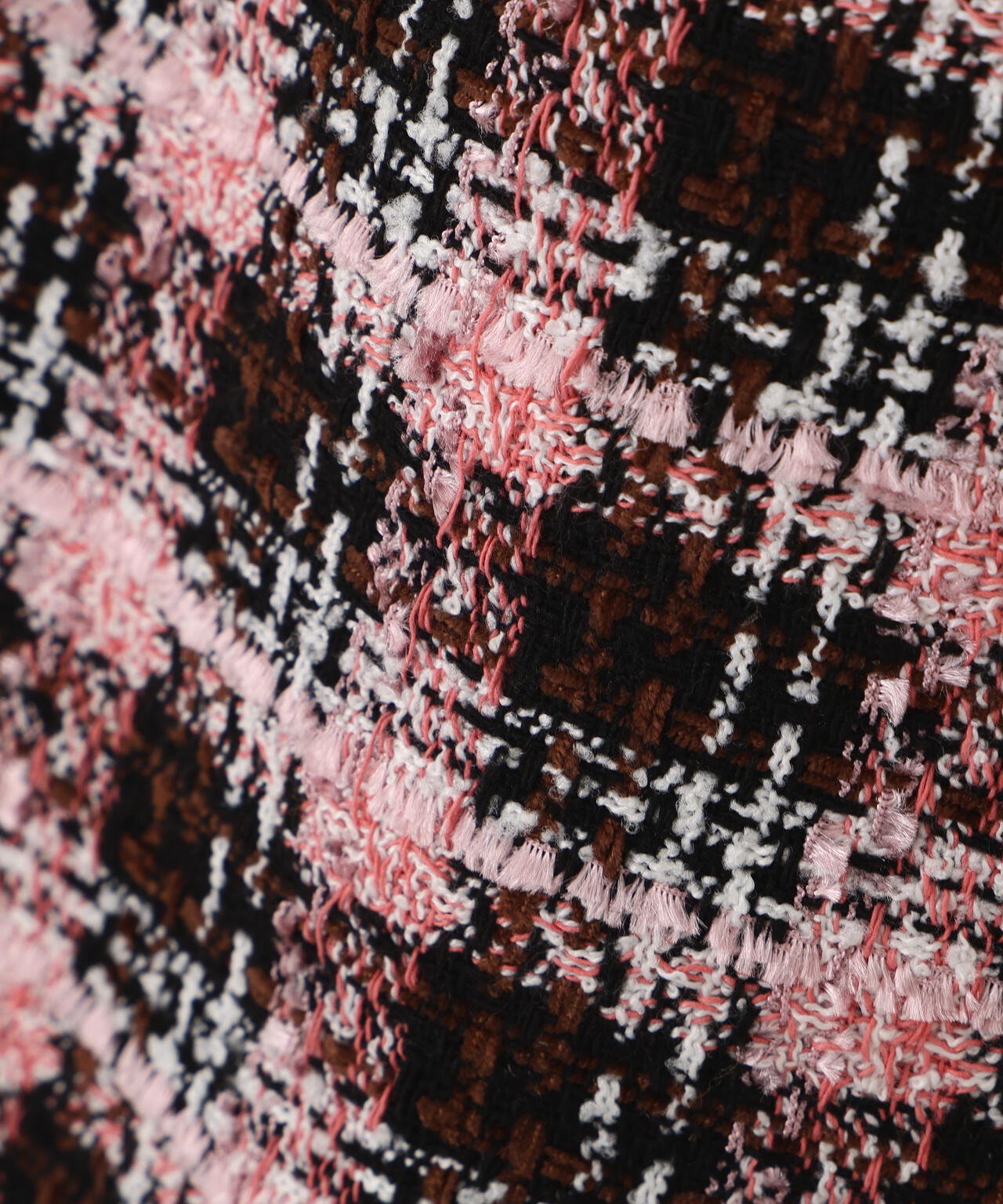 ツィードチェックビジュー釦ミニスカート | JILL by JILL STUART