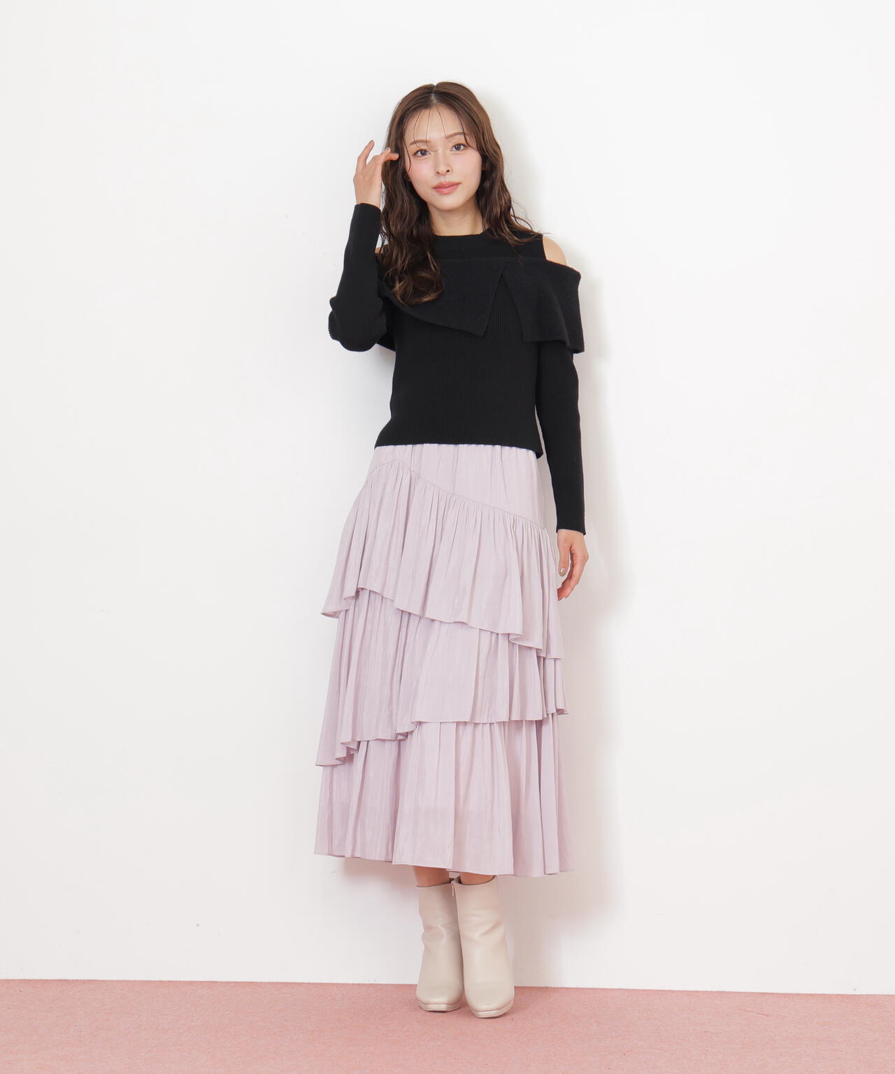 ランダムティアードスカート | JILL by JILL STUART（ジル バイ ジル