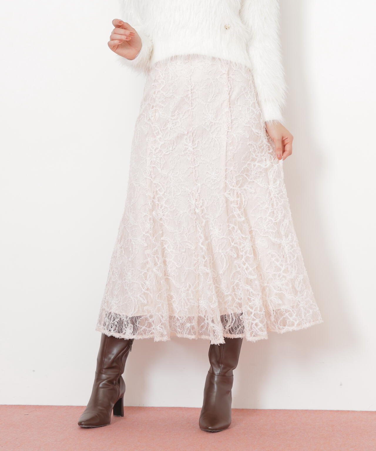 モール刺繍レースマーメイドスカート | JILL by JILL STUART（ジル