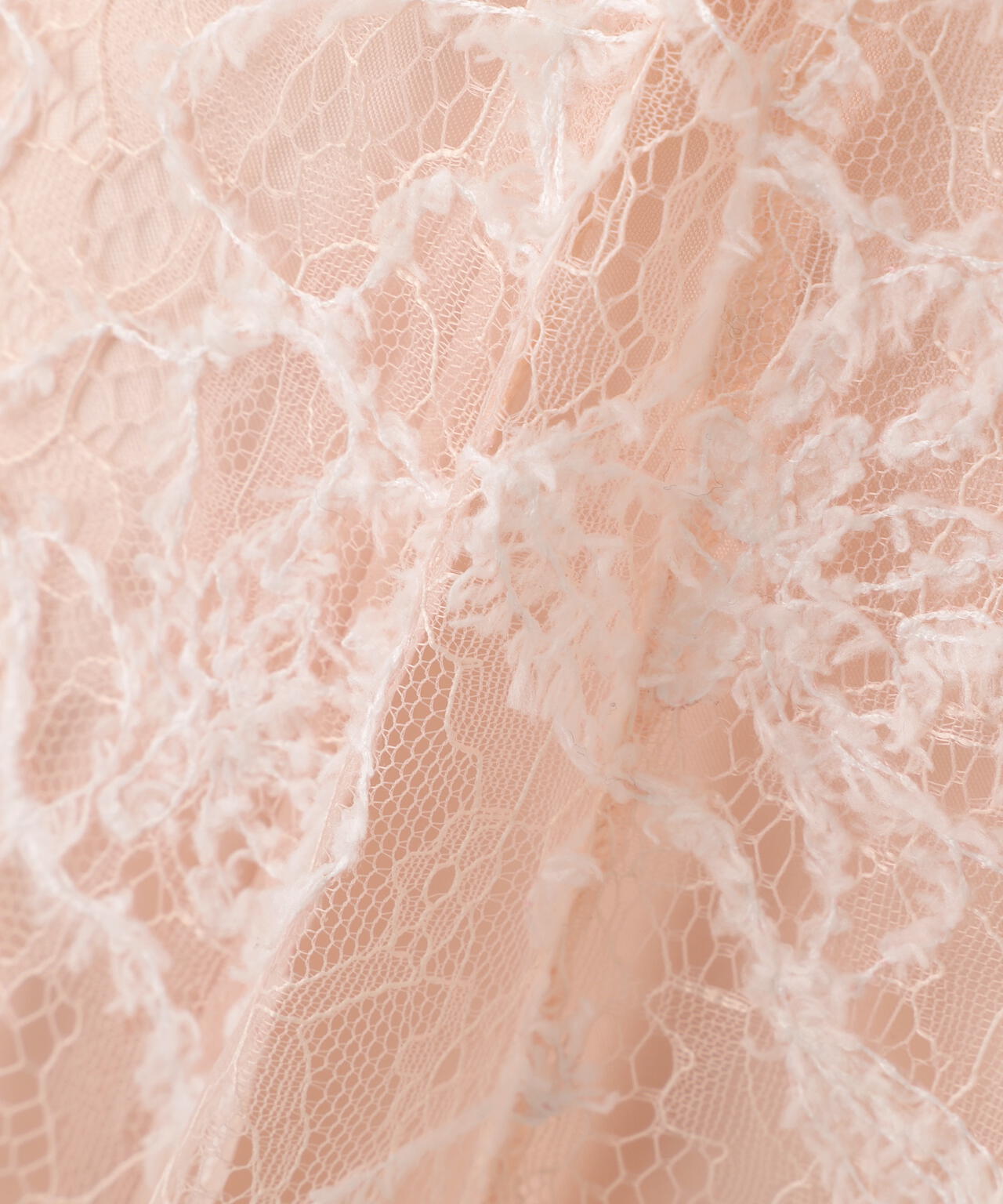 モール刺繍レースマーメイドスカート