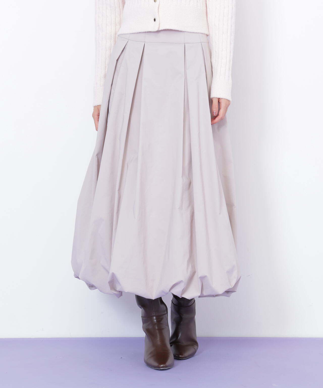 ロングバルーンスカート