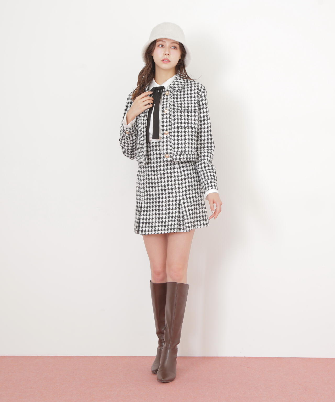 千鳥ツイードタイトミニスカート | JILL by JILL STUART（ジル