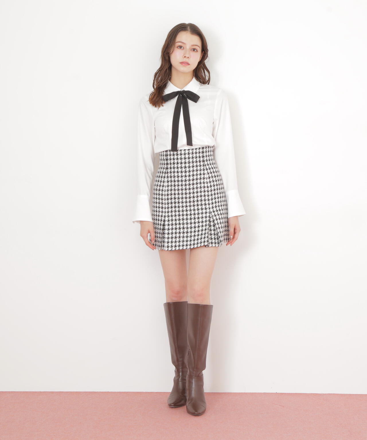 千鳥ツイードタイトミニスカート | JILL by JILL STUART（ジル バイ