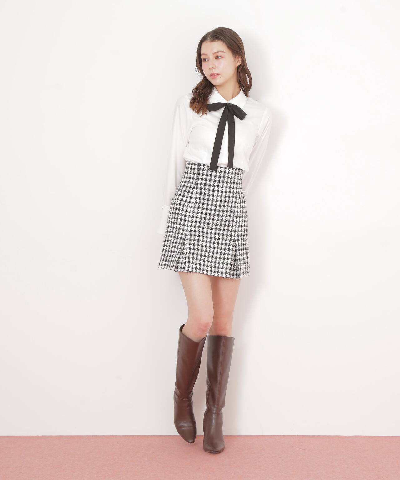 千鳥ツイードタイトミニスカート | JILL by JILL STUART（ジル バイ