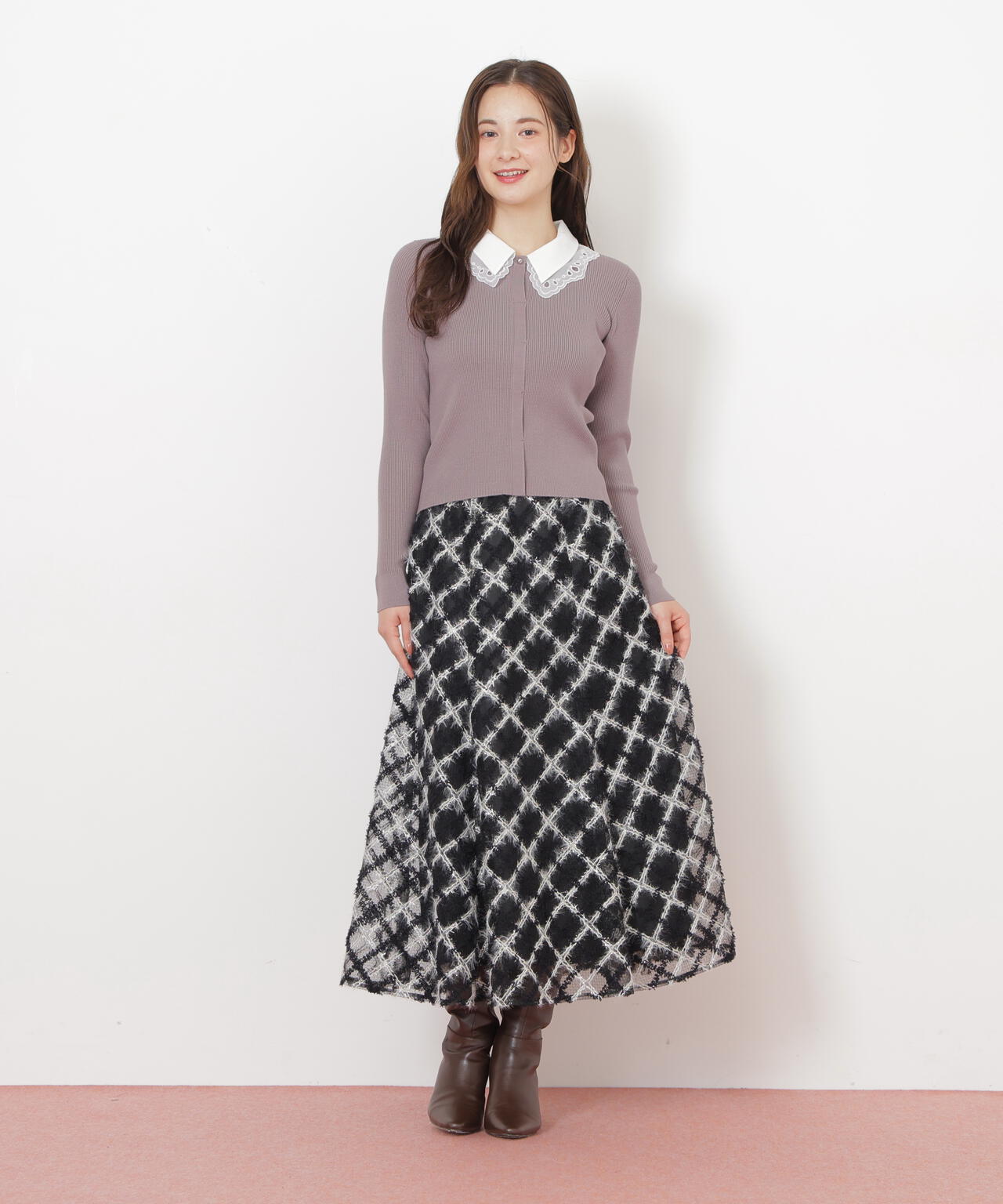 新品★ジル スチュアート★ジェニファースカート★これからの季節に便利な一枚 JILL STUART（ジルスチュアート）の「◇ジェニファースカート