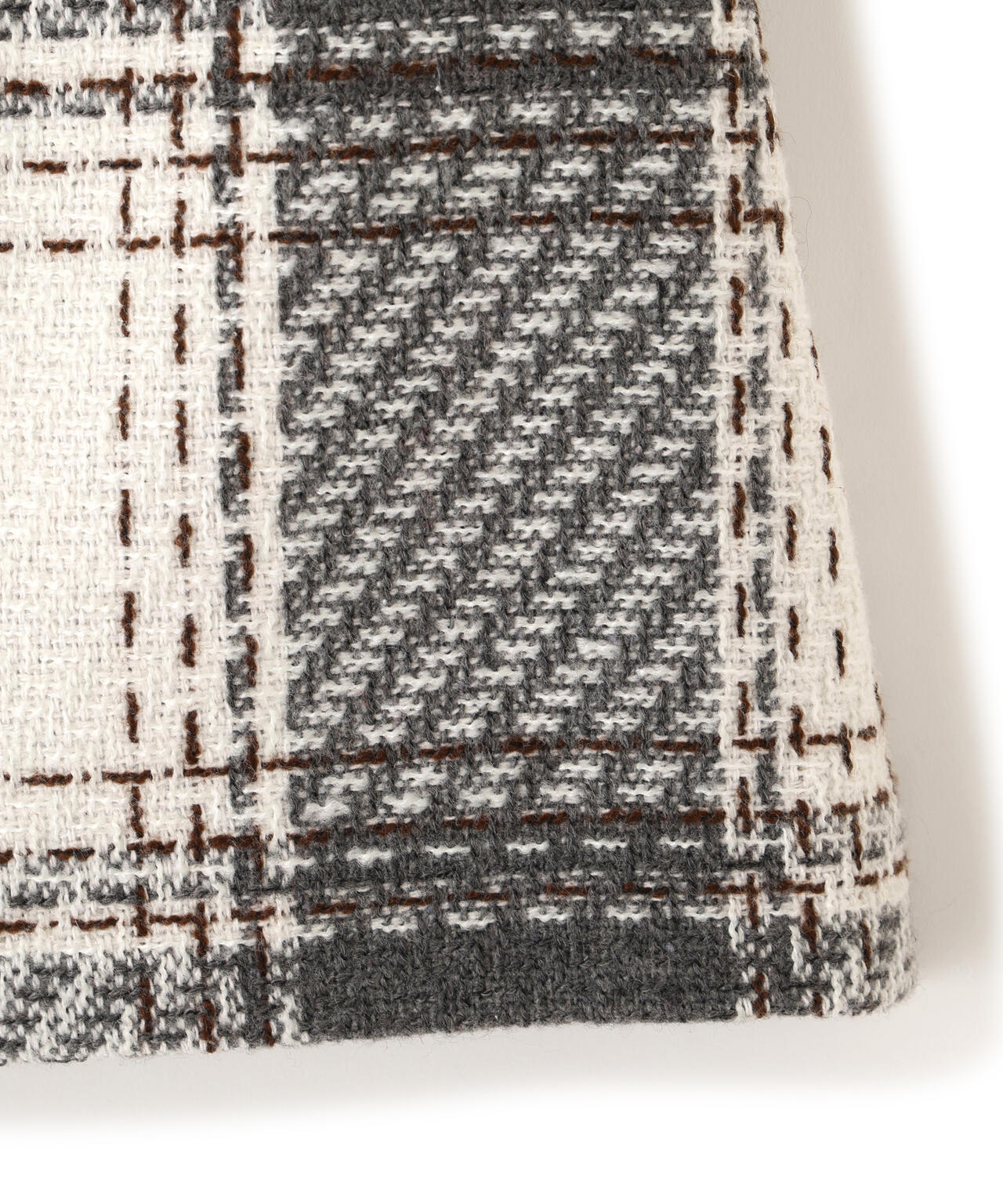 ロービングチェックミニスカート