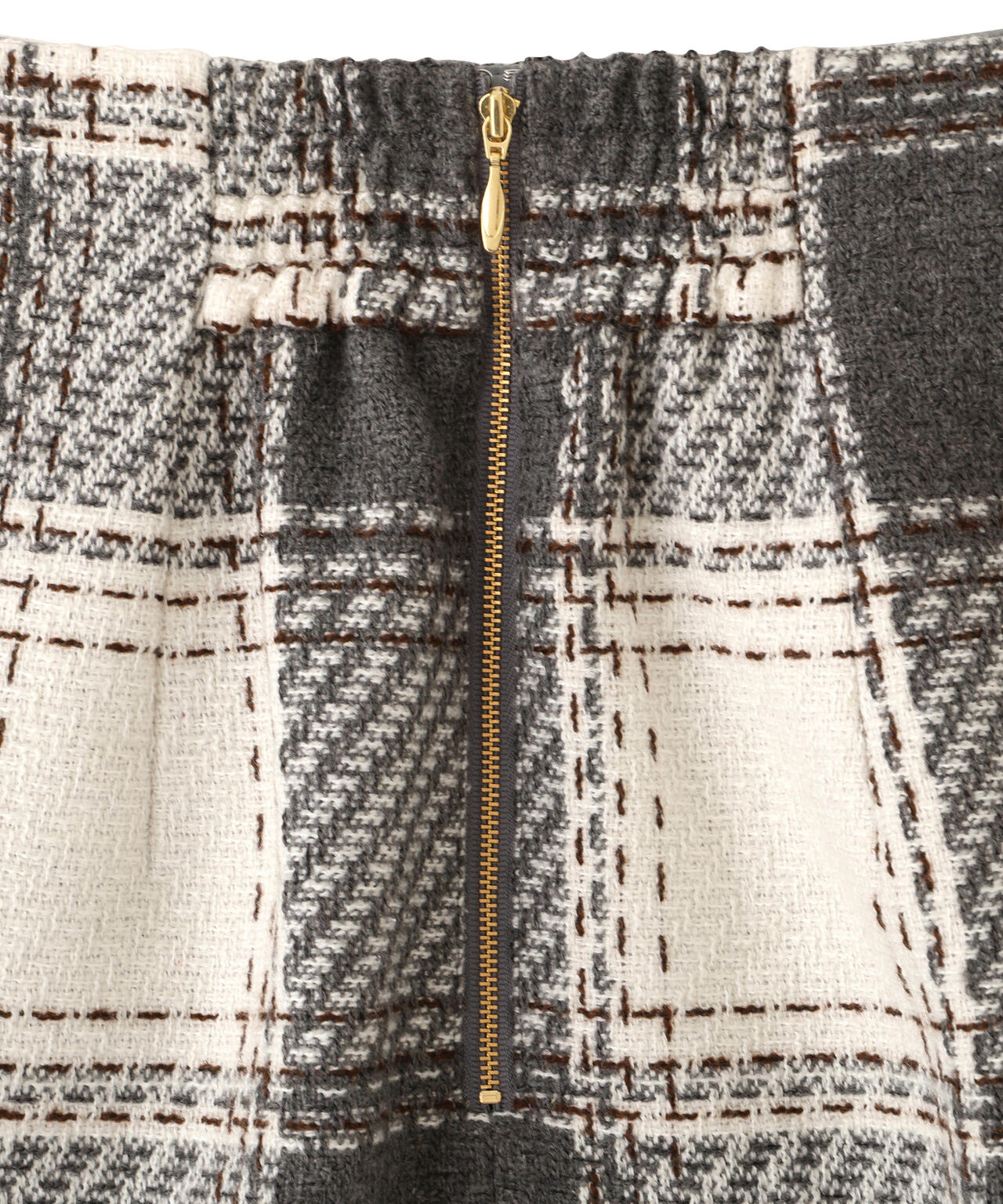 ロービングチェックミニスカート