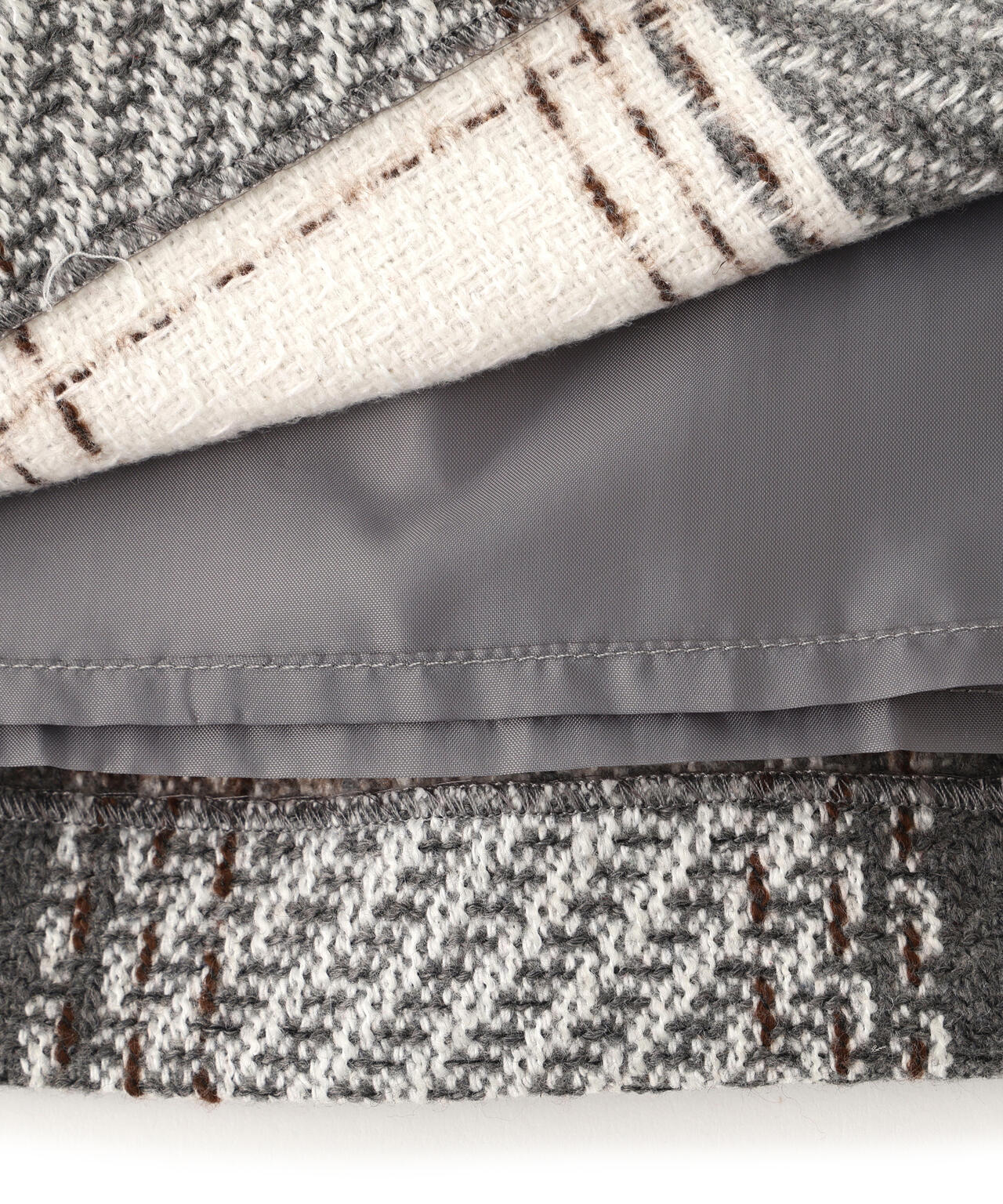 ロービングチェックミニスカート