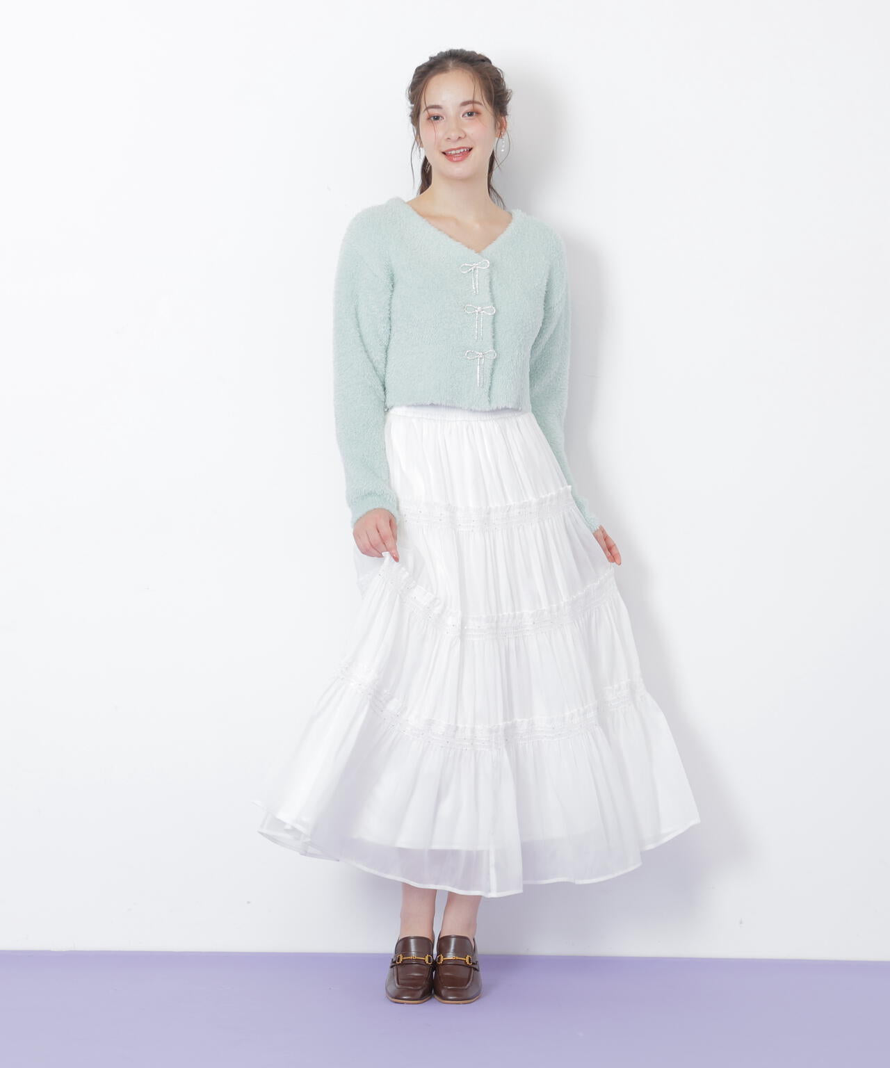 シャイニーティアードスカート | JILL by JILL STUART（ジル バイ ジル