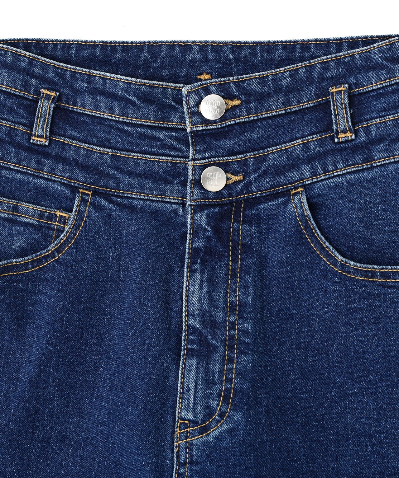 フレアデニムパンツ