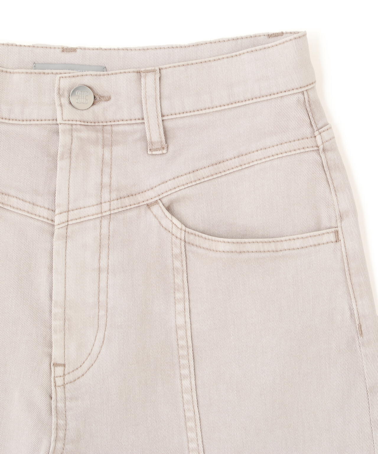 切替えデザインデニムパンツ