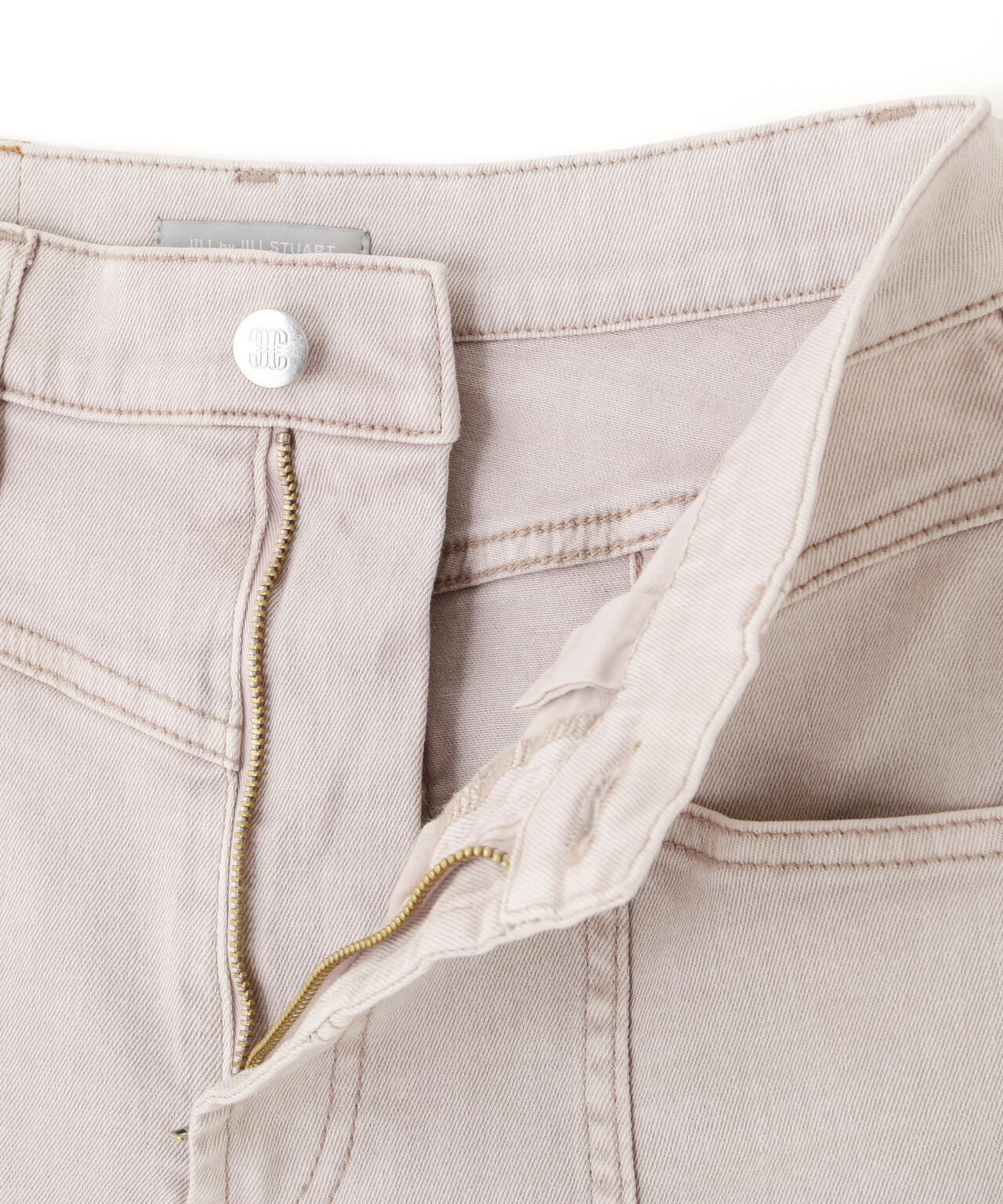 切替えデザインデニムパンツ