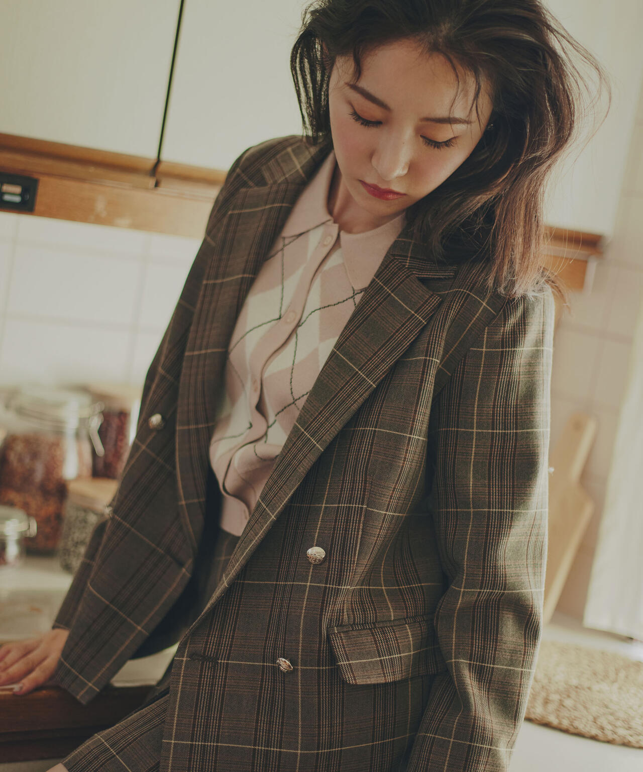 ウーリッシュフラノラップ風スカパン