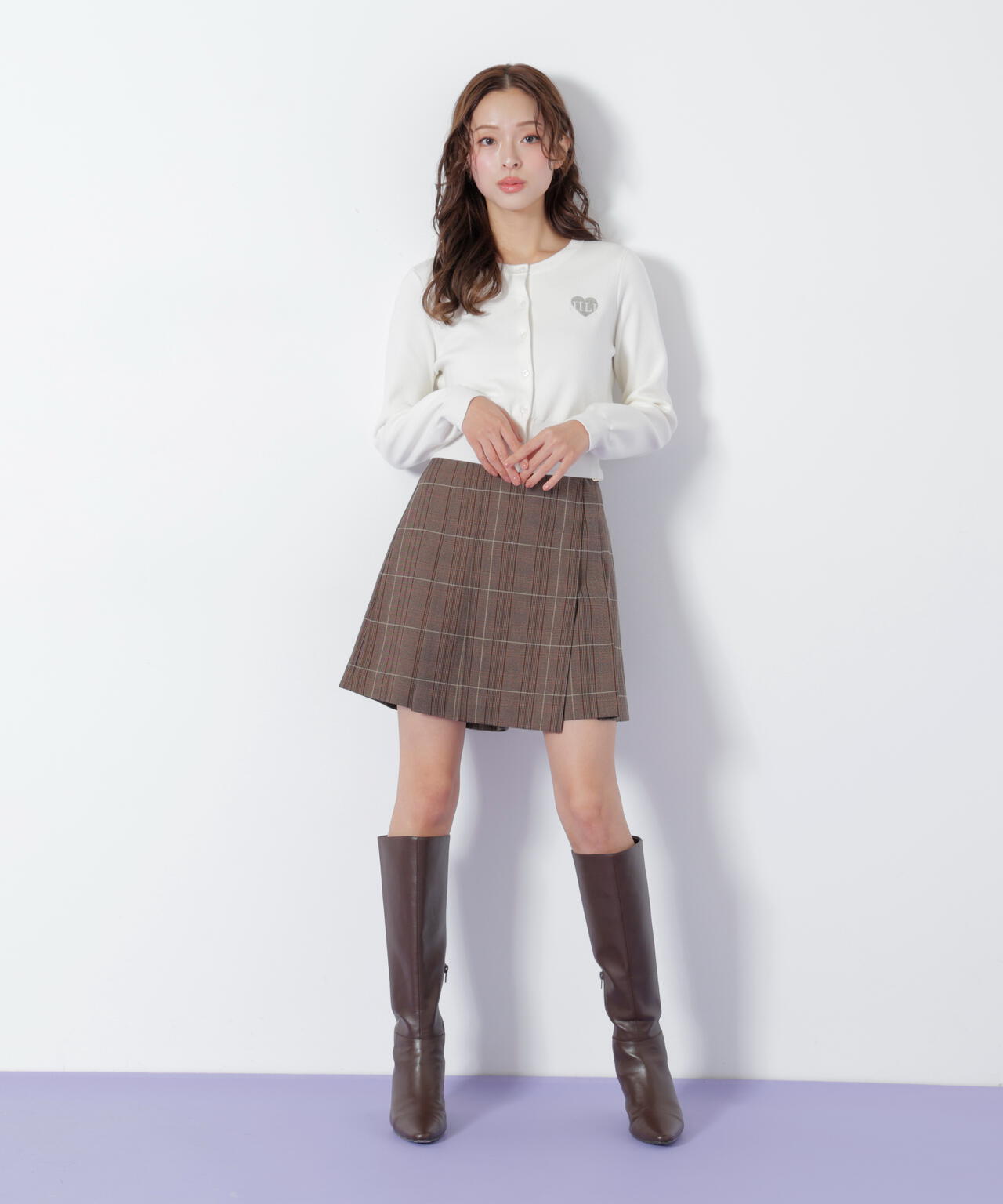 ウーリッシュフラノラップ風スカパン | JILL by JILL STUART（ジル