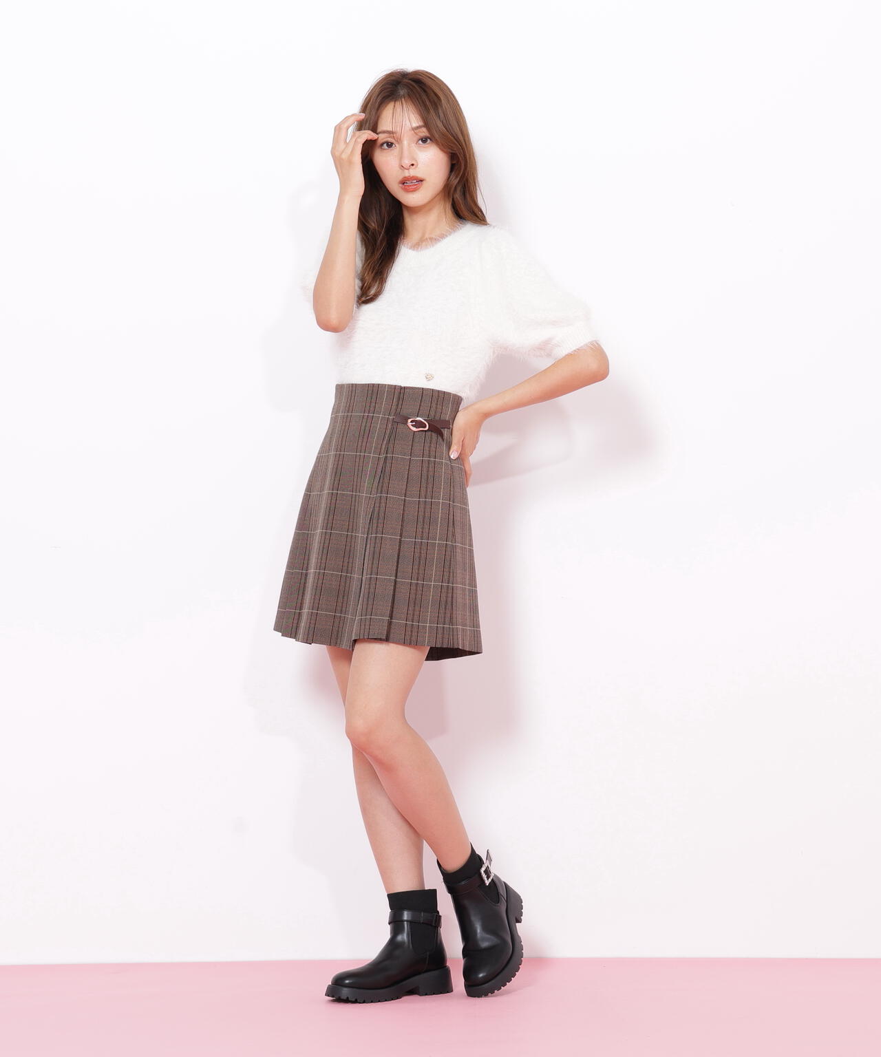 ウーリッシュフラノラップ風スカパン | JILL by JILL STUART（ジル