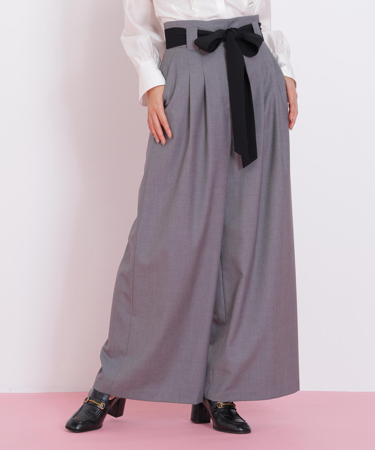 ジル バイ ジル スチュアート（JILL by JILL STUART）/ビッグリボンワイドパンツ ビッグリボンワイドパンツ | JILL by JILL STUART（ジル バイ ジル