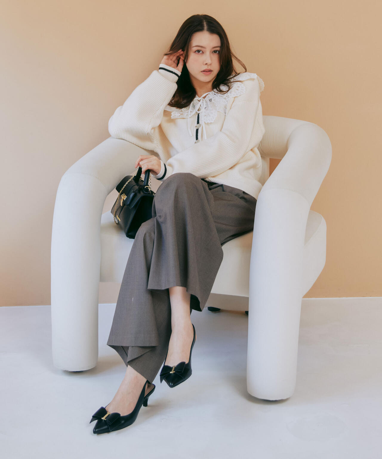 ビッグリボンワイドパンツ | JILL by JILL STUART（ジル バイ ジル