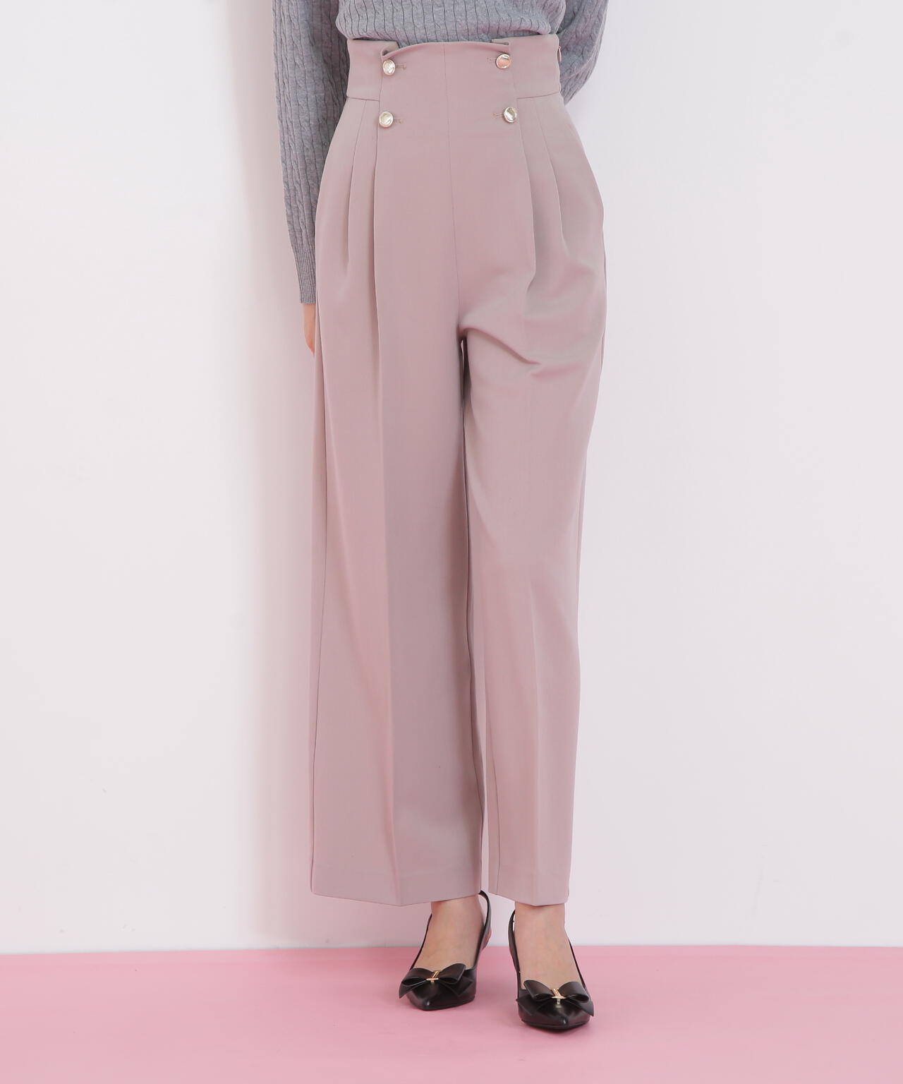 メタル釦ストレートイージーパンツ | JILL by JILL STUART（ジル バイ