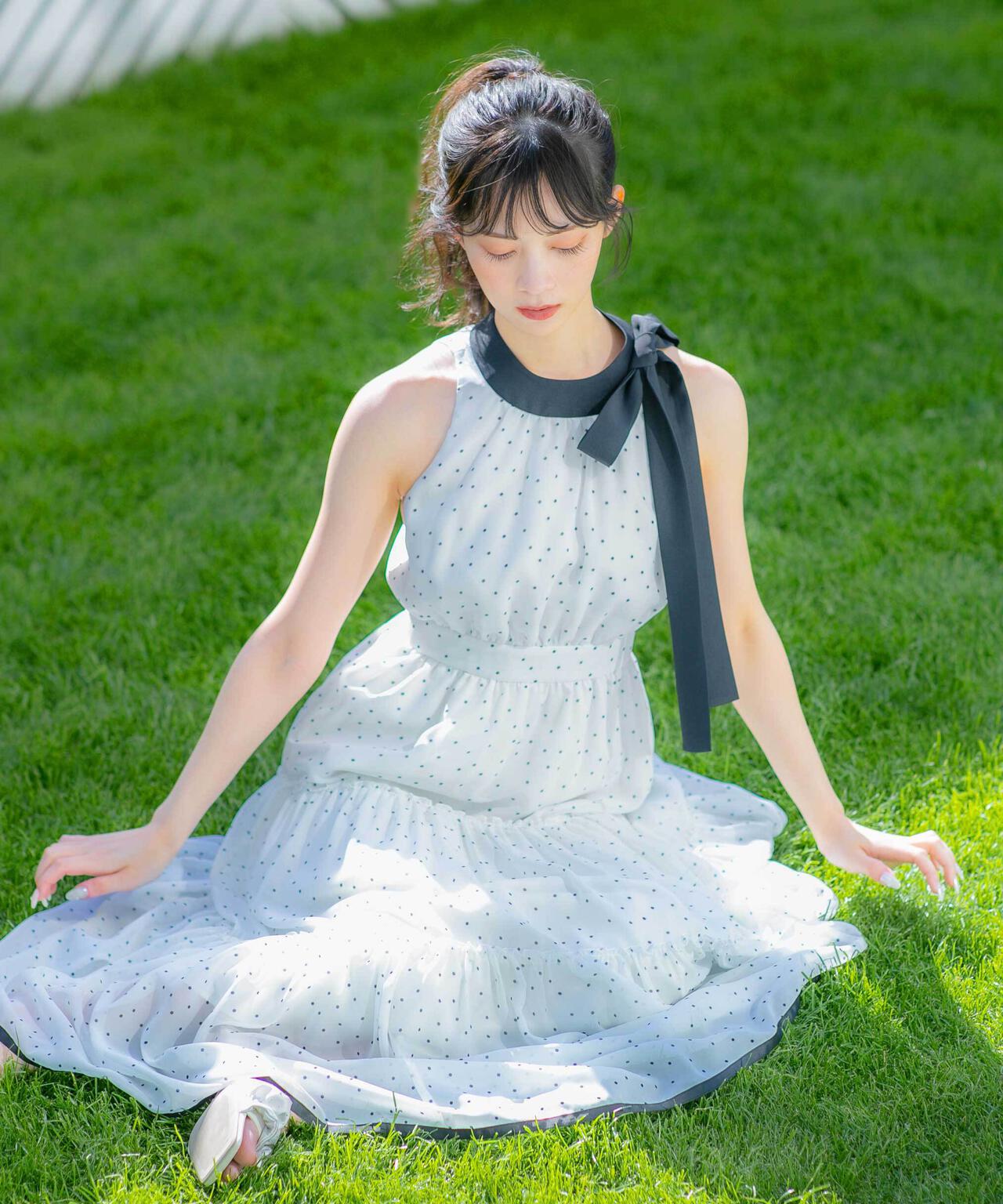 ホルターネックティアードワンピース | JILL by JILL STUART