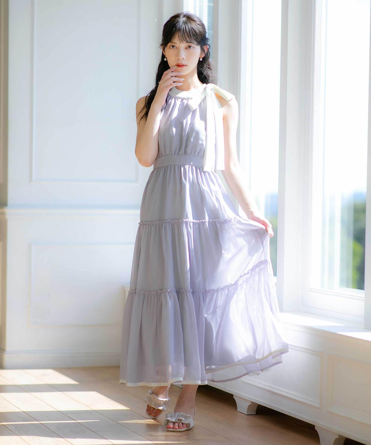 ホルターネックティアードワンピース | JILL by JILL STUART