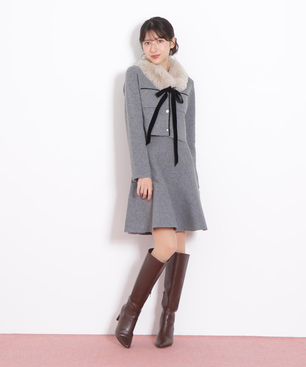 ファーティッペットニットセットアップ | JILL by JILL STUART（ジル