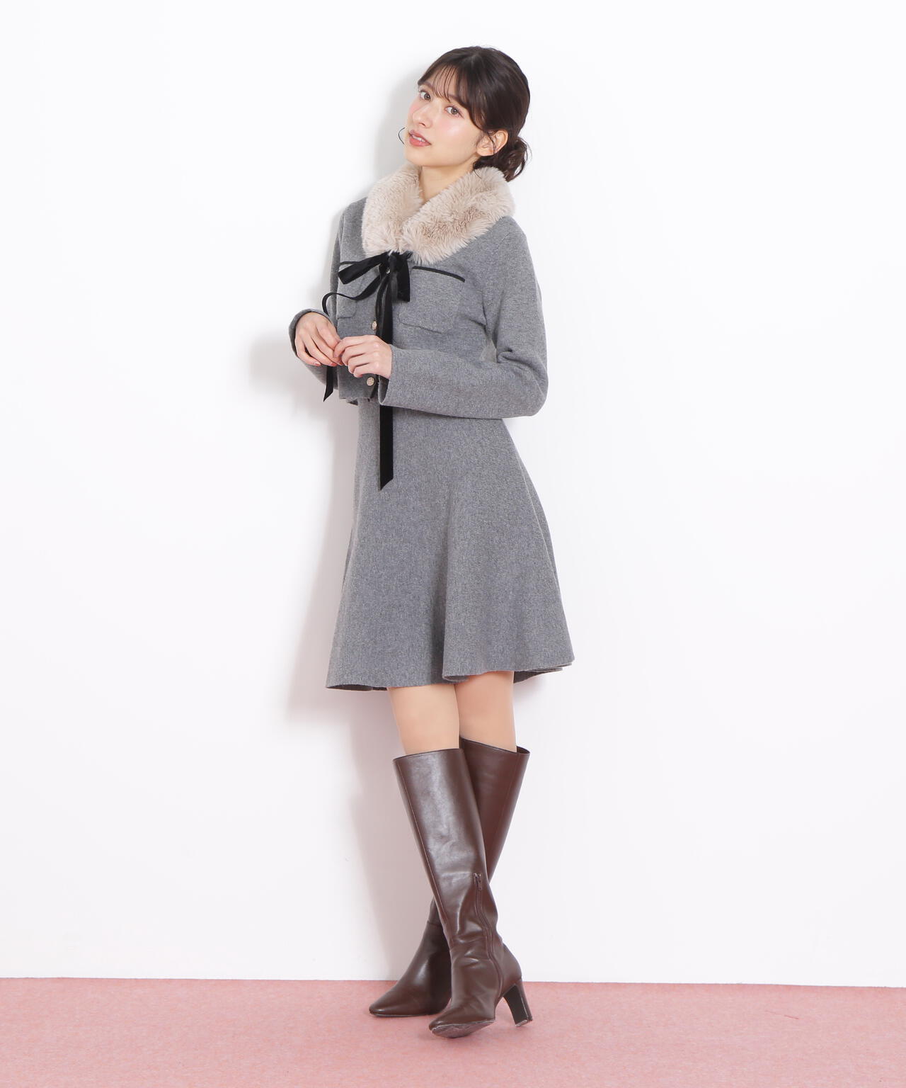 ファーティッペットニットセットアップ | JILL by JILL STUART（ジル