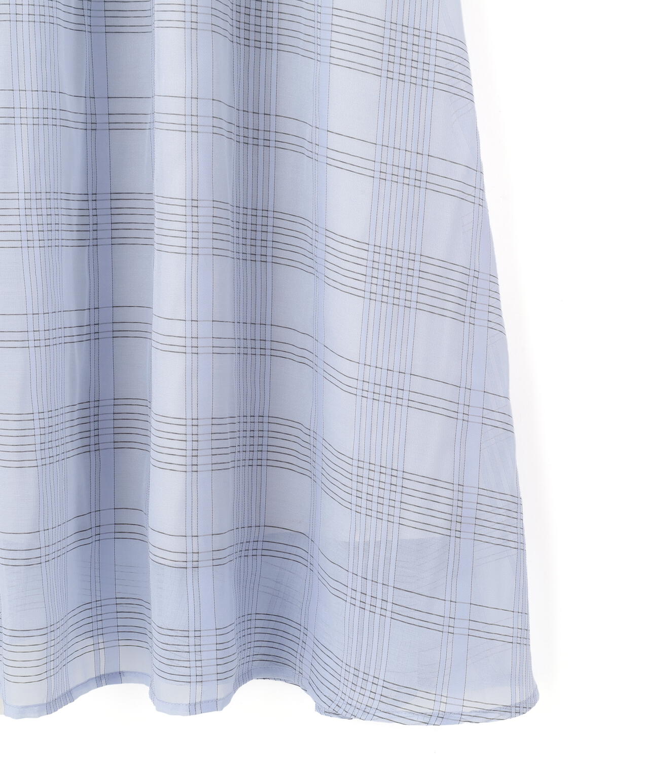 シアープリーツフリルワンピース