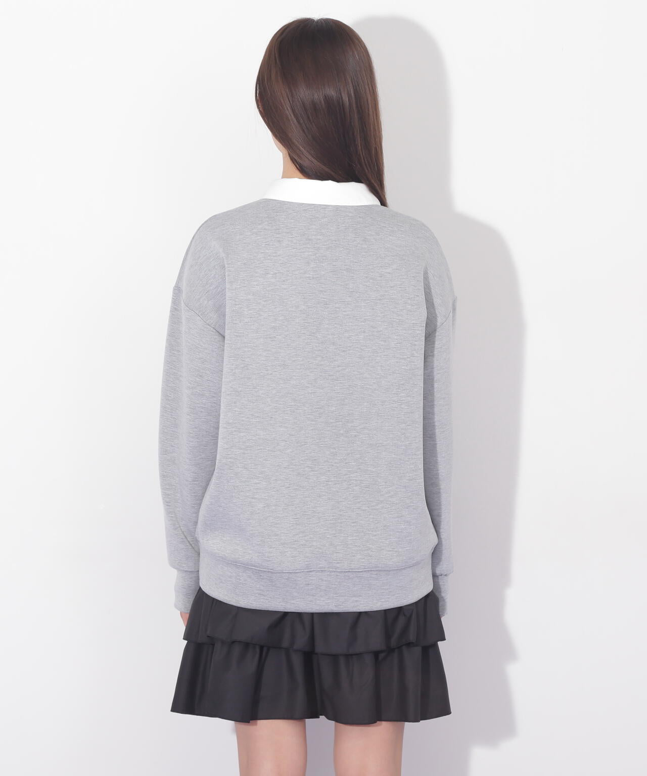 ポロ衿スウェットフリルミニセットアップ | JILL by JILL STUART（ジル