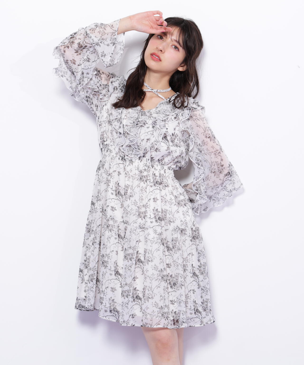 フリルミニワンピース