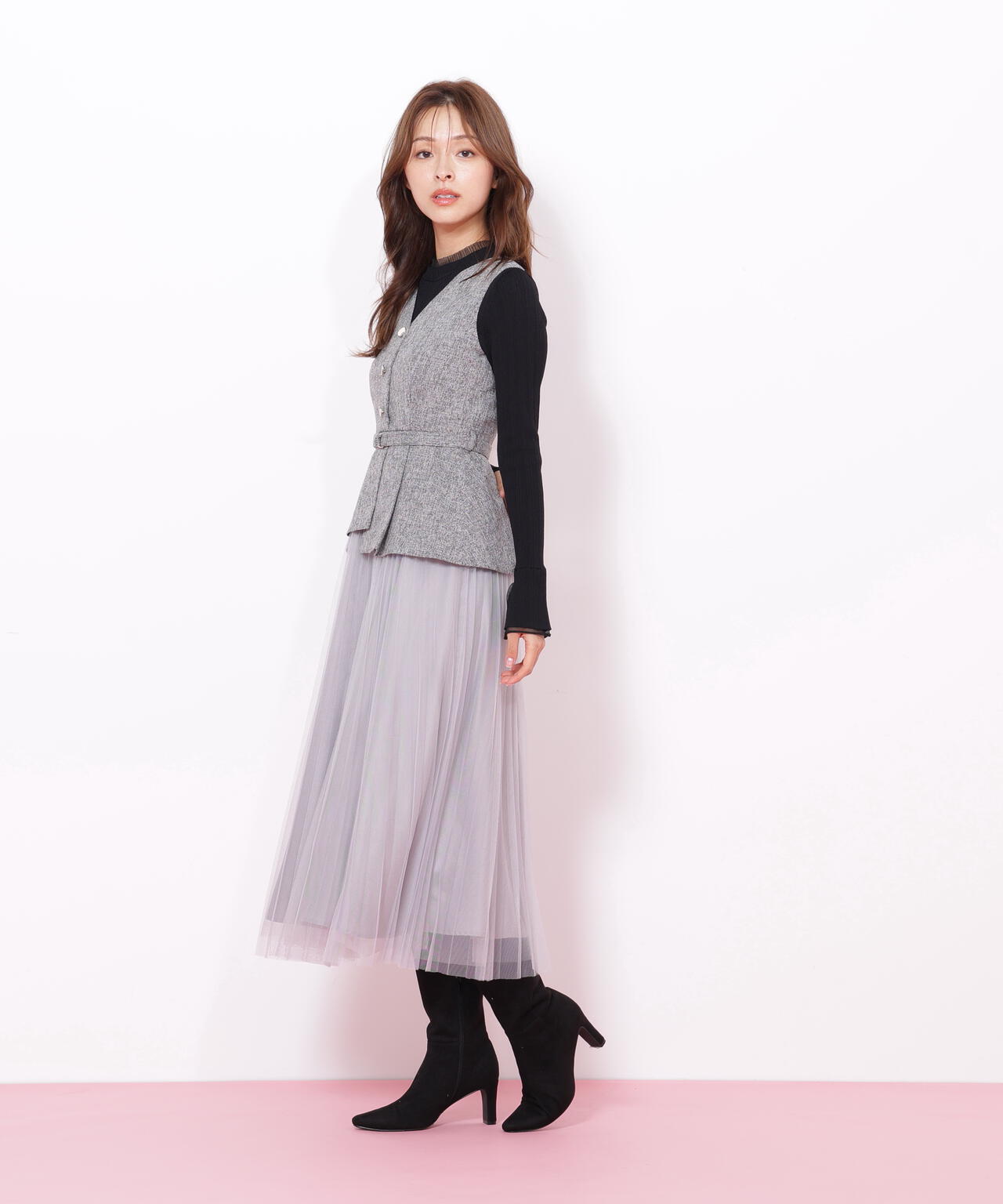 ジレドッキングワンピース | JILL by JILL STUART（ジル バイ ジル