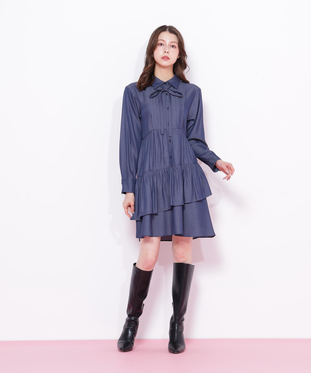 ティアードミニシャツワンピース | JILL by JILL STUART（ジル バイ